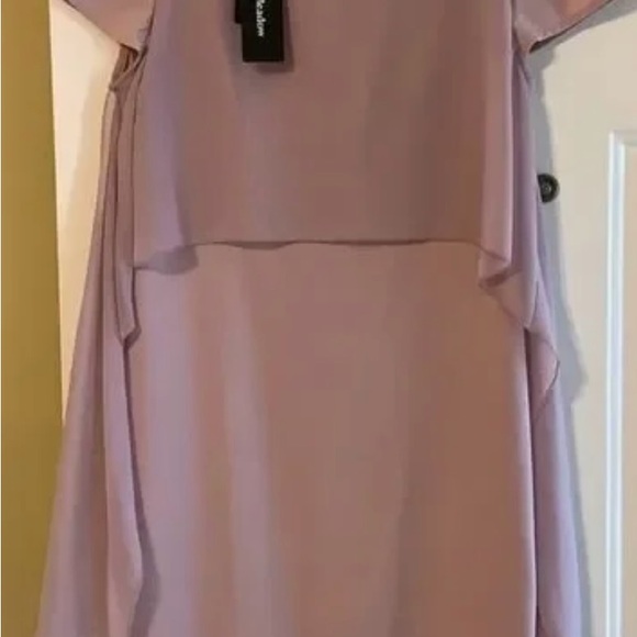 Med lavender dress. Great for wedding. Back can be tied/untied, you choose ❤️NWT - Picture 13 of 13